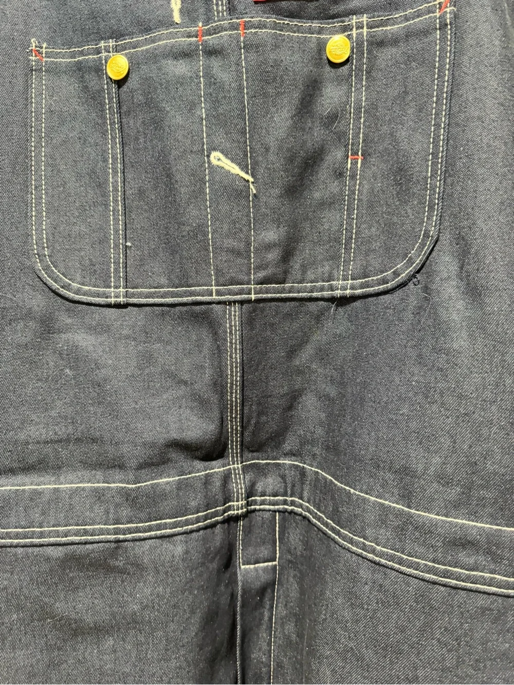 Dickies Men’s denim work overalls NWT. 52X30